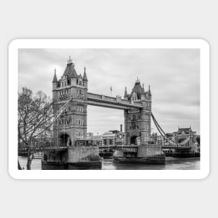 London Bridge is Not This Bridge Black and White Sticker